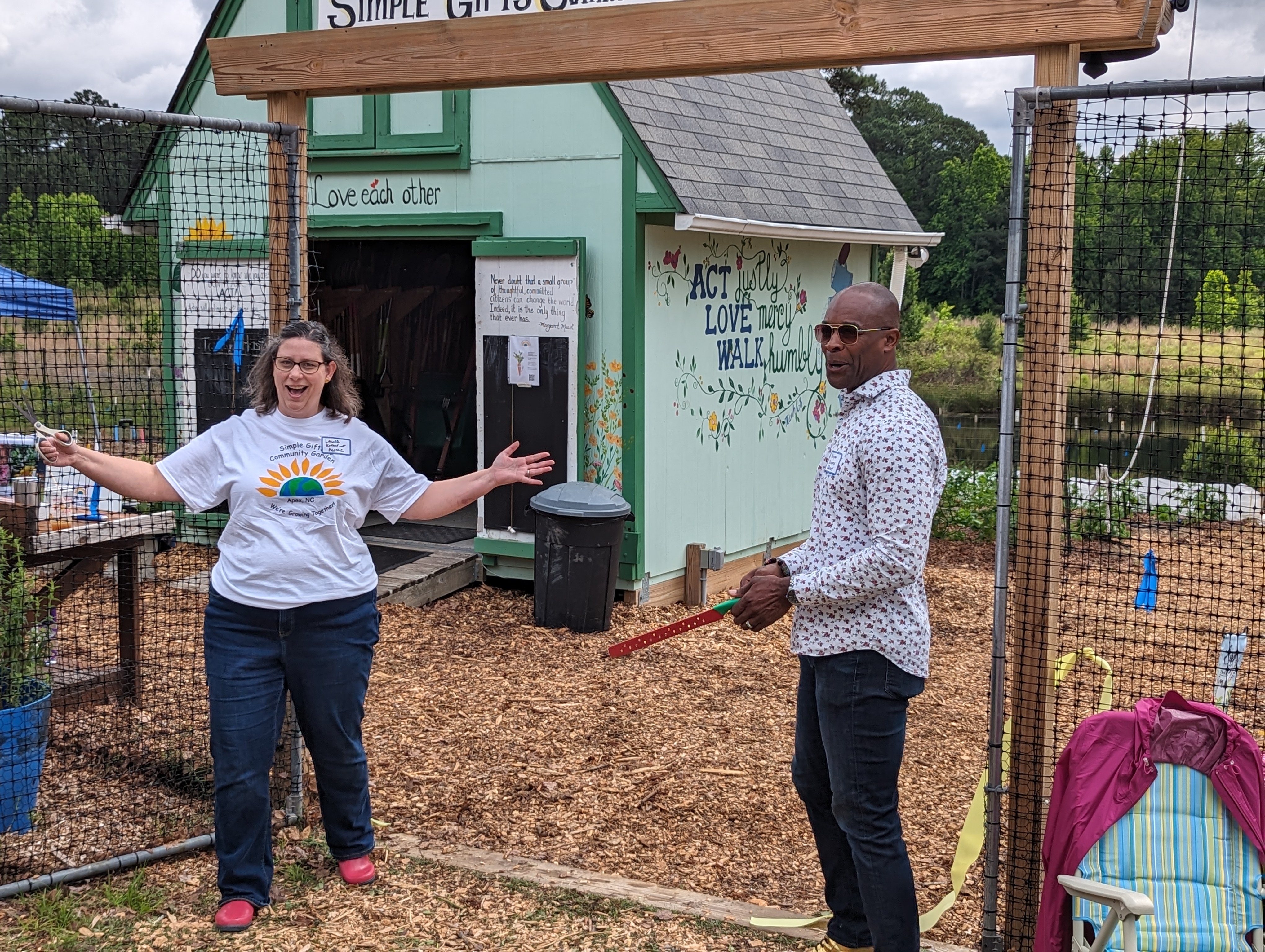 Apex Welcomes Simple Gifts Community Garden 2.0!