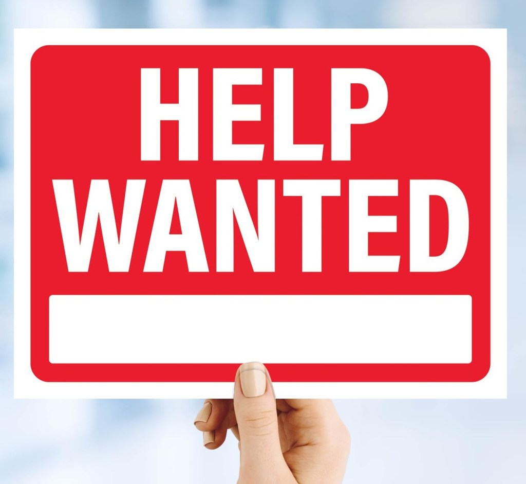 Help wanted sign