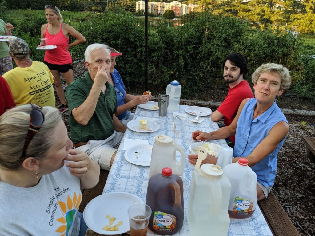 David at a Garden dinner