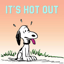 Snoopy is hot!
