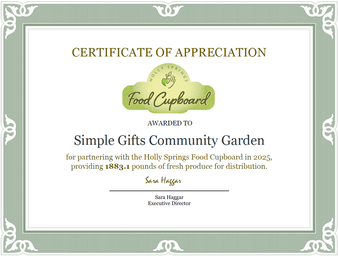 Helping the Food Insecure in Holly Springs