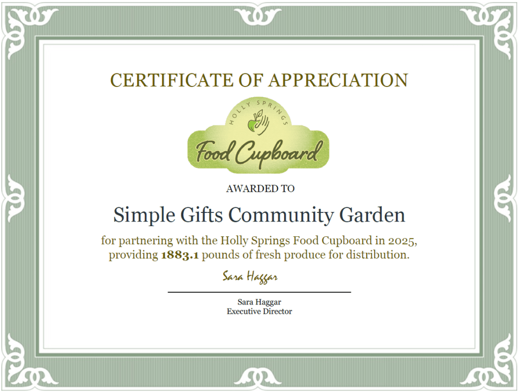 Certificate of appreciation