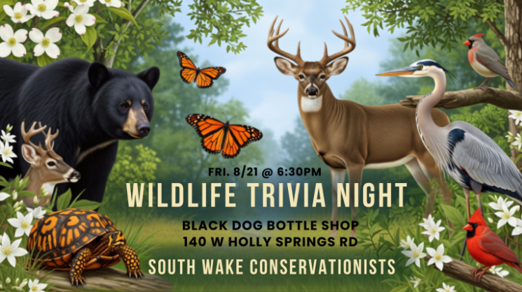 Come to Wildlife Trivia Night Friday 6:30 PM!
